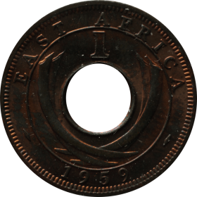 1 cent 1959 brytyjska afryka wschodnia a